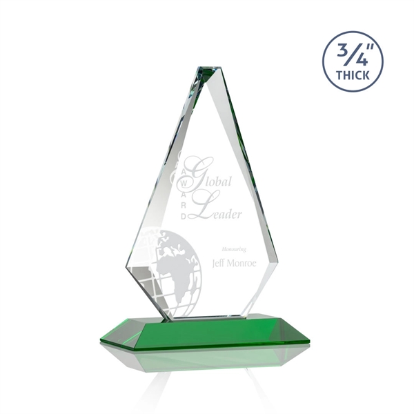The exquisite Windsor Award features a 0.75" thick Starfire Crystal diamond... from ASI 84592 St Regis Group / St Regis