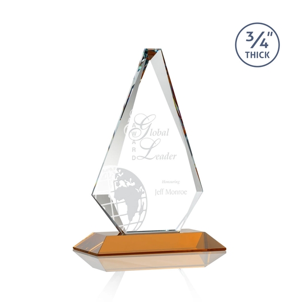 The exquisite Windsor Award features a 0.75" thick Starfire Crystal diamond... from ASI 84592 St Regis Group / St Regis