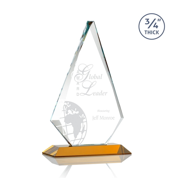 The exquisite Windsor Award features a 0.75" thick Starfire Crystal diamond... from ASI 84592 St Regis Group / St Regis