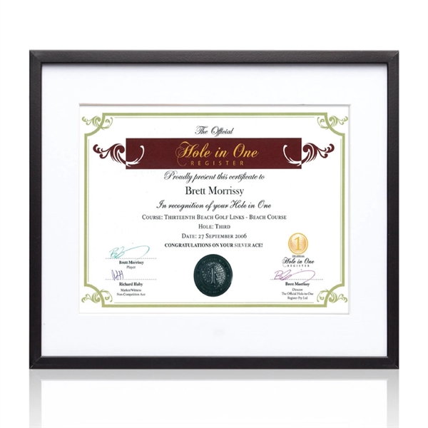 Black metal frame with white matte inlay.... from ASI 84592 St Regis Group / St Regis