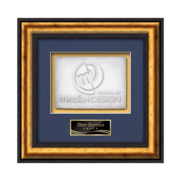 The Grazia Cast Paper Framed Award capitalizes on the organic, delicate... from ASI 84592 St Regis Group