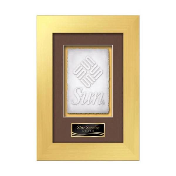 The Premier Cast Paper Framed Award capitalizes on the organic, delicate... from ASI 84592 St Regis Group