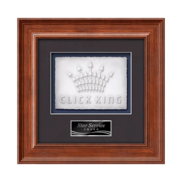 Cast Paper award framed in our exquisite Calder molding with your... from ASI 84592 St Regis Group