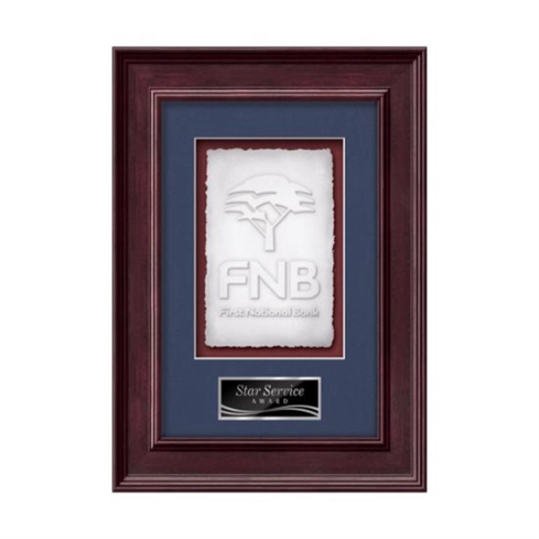 The Calder Cast Paper Framed Award capitalizes on the organic, delicate... from ASI 84592 St Regis Group