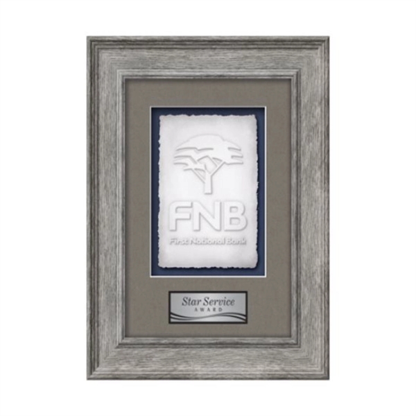 The Calder Cast Paper Framed Award capitalizes on the organic, delicate... from ASI 84592 St Regis Group