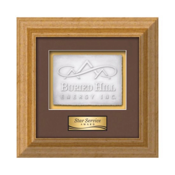 The Terrene Cast Paper Framed Award capitalizes on the organic, delicate... from ASI 84592 St Regis Group