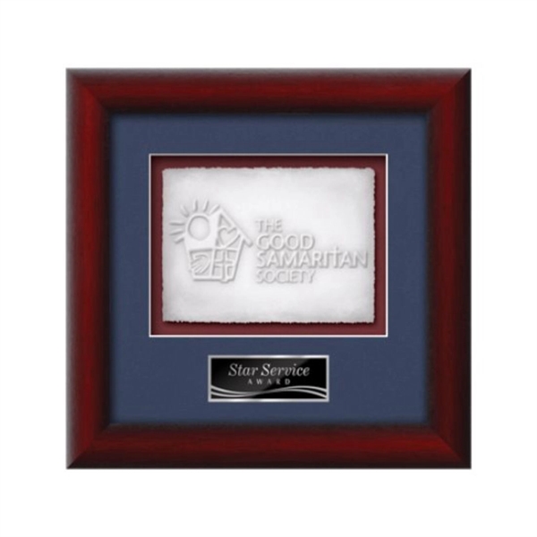 Cast Paper award framed in our exquisite Eco molding with your... from ASI 84592 St Regis Group