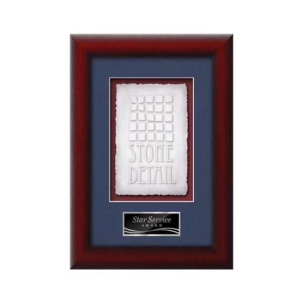 Cast Paper award framed in our exquisite Eco molding with your... from ASI 84592 St Regis Group