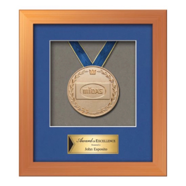 The stunning Eldridge medallion, encapsulated within a beautiful bronze frame.... from ASI 84592 St Regis Group