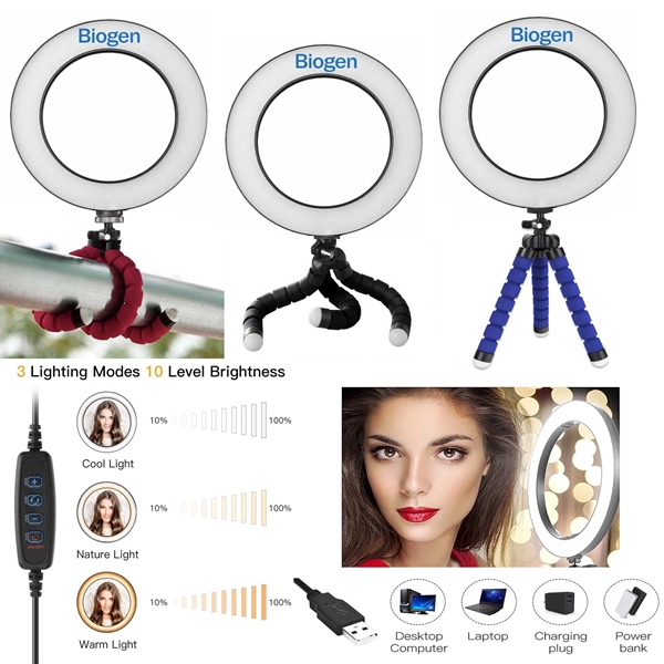 Home Streaming Studio with 8" Light & Tripod.... from ASI 79909 Promotek