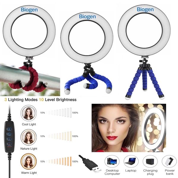 Home Streaming Studio with 8" Light & Tripod.... from ASI 79909 Promotek