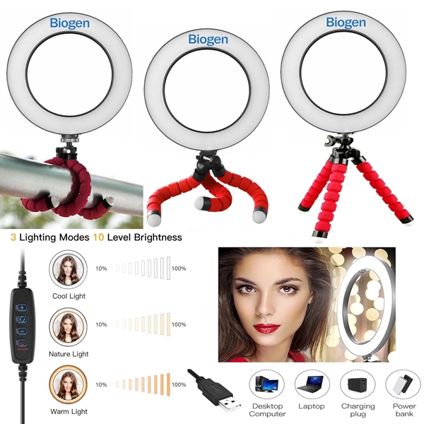 Home Streaming Studio with 8" Light & Tripod.... from ASI 79909 Promotek