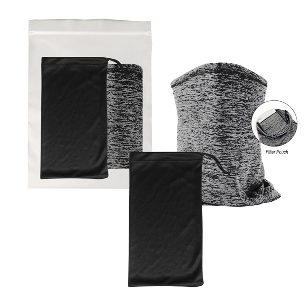 Cooling gaiter with mask pouch for protecting yourself and others from... from ASI 61125 Hit Promotional Products