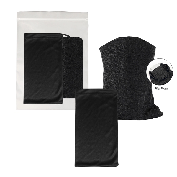 Cooling gaiter with mask pouch for protecting yourself and others from... from ASI 61125 Hit Promotional Products