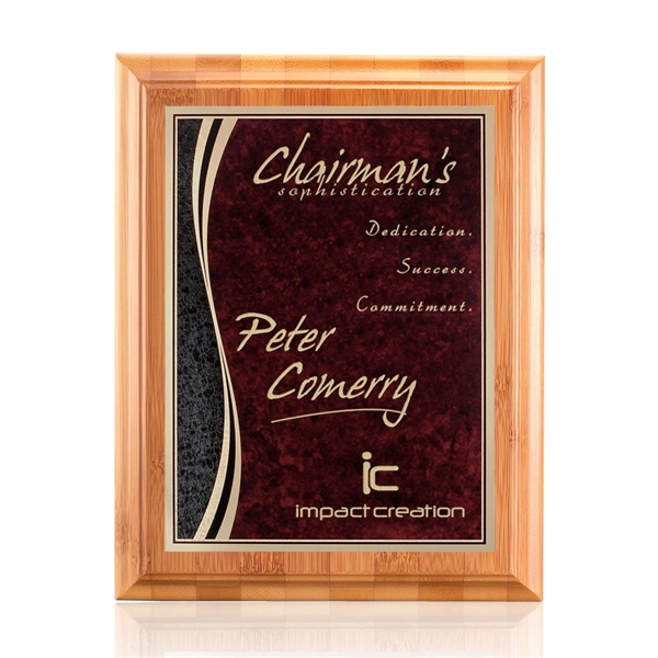 Eco-Friendly Bamboo Plaques... from ASI 84592 St Regis Group / St Regis