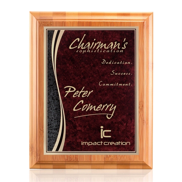 Eco-Friendly Bamboo Plaques... from ASI 84592 St Regis Group / St Regis