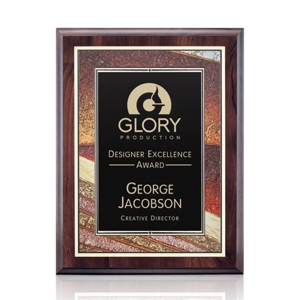 Farnsworth/Albina Plaque - Cherry Finish 7"x9"... from ASI 84592 St Regis Group / St Regis