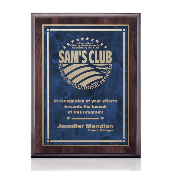 Wall plaque with a solid brass Contempo design plate.... from ASI 84592 St Regis Group / St Regis