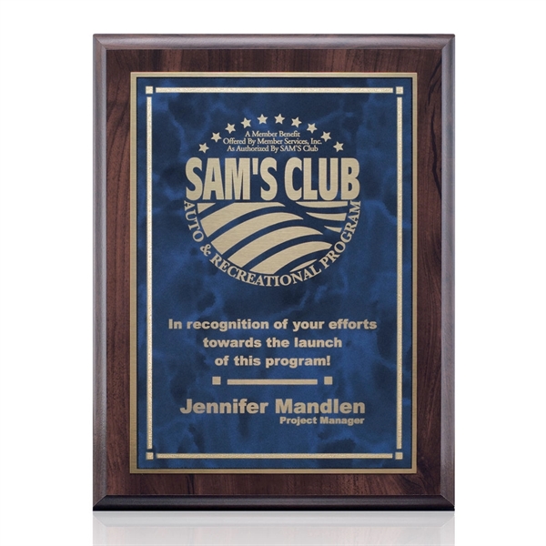 Wall plaque with a solid brass Contempo design plate.... from ASI 84592 St Regis Group / St Regis