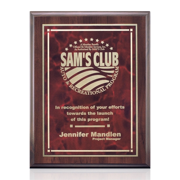 Cherry Finish Plaque... from ASI 84592 St Regis Group / St Regis