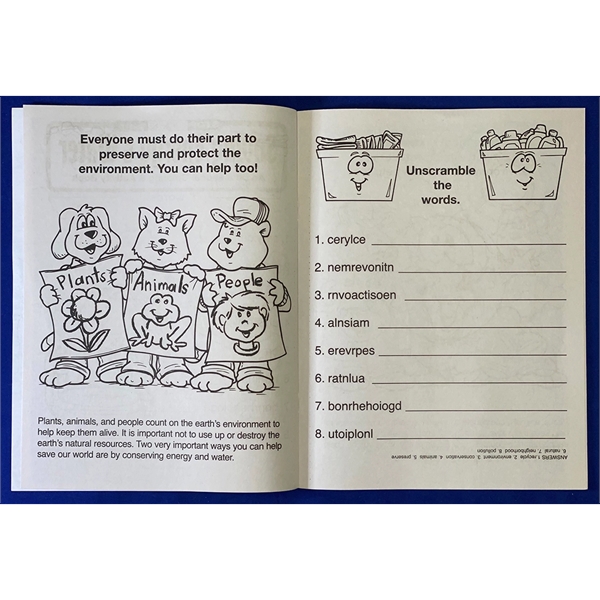 Saving Energy and Water educational coloring and activity book.... from ASI 45815 Coloring Book Solutions / Coloring Book Solutions™