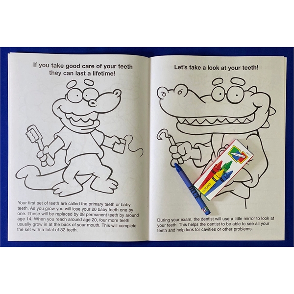 COLORING SET: It's Tooth Time coloring and activity book fun pack... from ASI 45815 Coloring Book Solutions / Coloring Book Solutions™