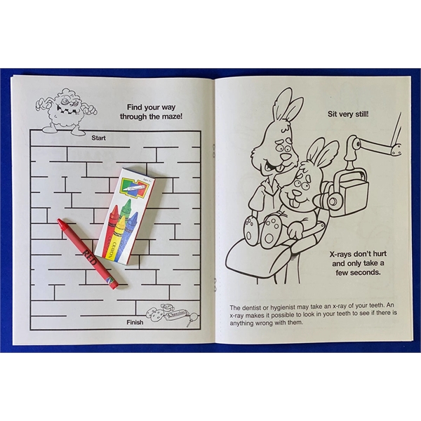 COLORING SET: Always Have a Healthy Smile coloring and activity book... from ASI 45815 Coloring Book Solutions / Coloring Book Solutions™
