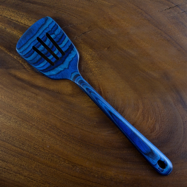 Mediterranean Style Slotted Spatula. Elegant style and pattern for a bold... from ASI 91565 Totally Bamboo