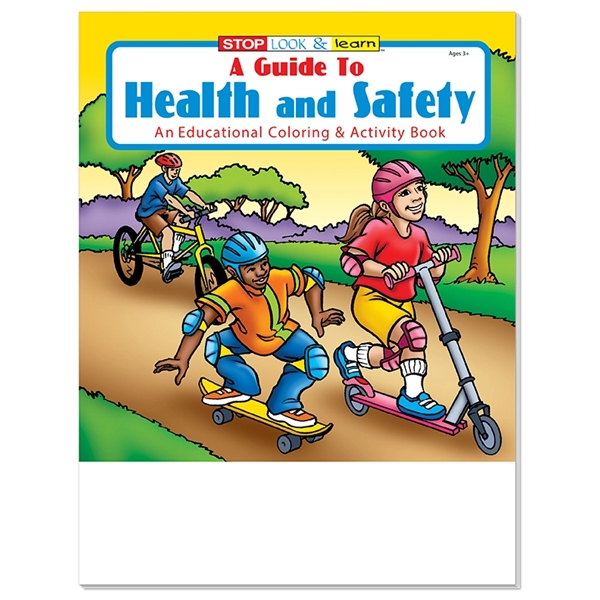 A Guide to Health and Safety coloring and activity book.... from ASI 45815 Coloring Book Solutions / Coloring Book Solutions™