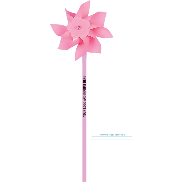 Pinwheel toy, Pink (logo included... from ASI 57713 Glow Promotions / Glow Promotions
