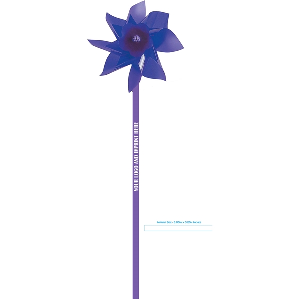 Pinwheel toy, 4" Purple (Includes Logo and Assembled)... from ASI 57713 Glow Promotions / Glow Promotions