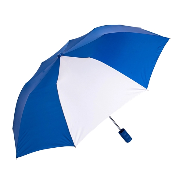 Auto open folding umbrella with 42" arc, matching rubberized handle and... from ASI 76730 Peerless Umbrella Co Inc