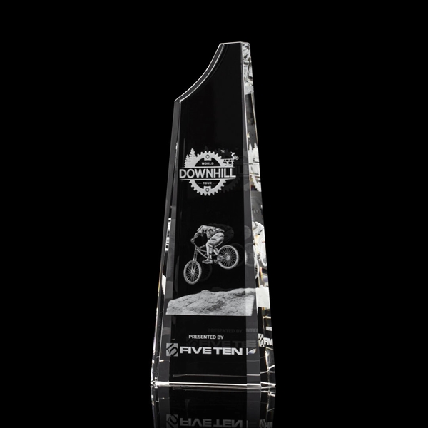 Brilliant bevels frame this magnificent Optical Crystal Tower award that features... from ASI 84592 St Regis Group / St Regis