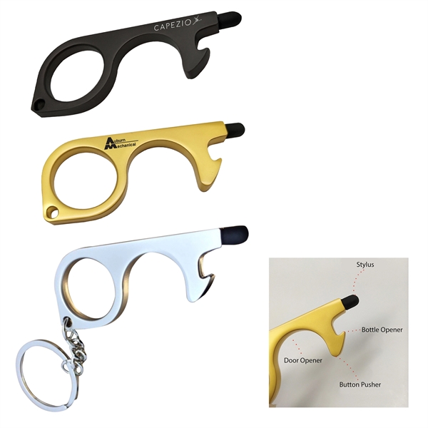 Metal contactless tool for opening doors, writing, pushing buttons and opening... from ASI 34800 Alstar Creations