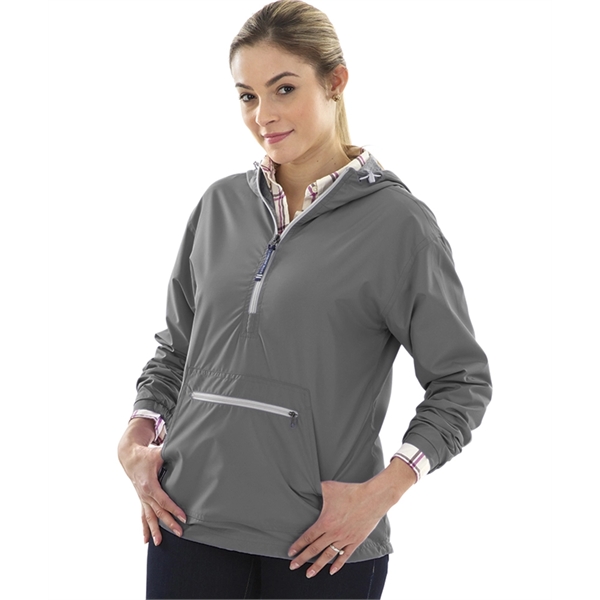 Women's wind- and water-resistant quarter-zip pullover, made from Softex polyester with... from ASI 44620 Charles River Apparel