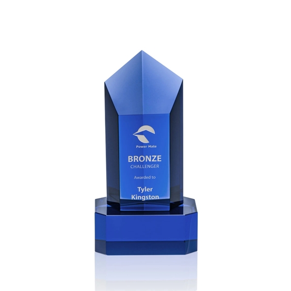 The Jolanda Award is a solid Blue Crystal pentagon tower with... from ASI 84592 St Regis Group / St Regis