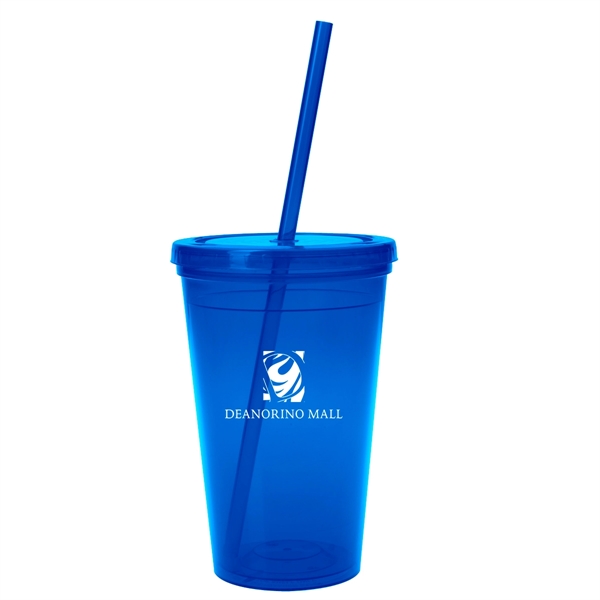 16 Oz. Sunsplash Double Wall Tumbler. Made With Up To 25%... from ASI 61125 Hit Promotional Products / Hit®