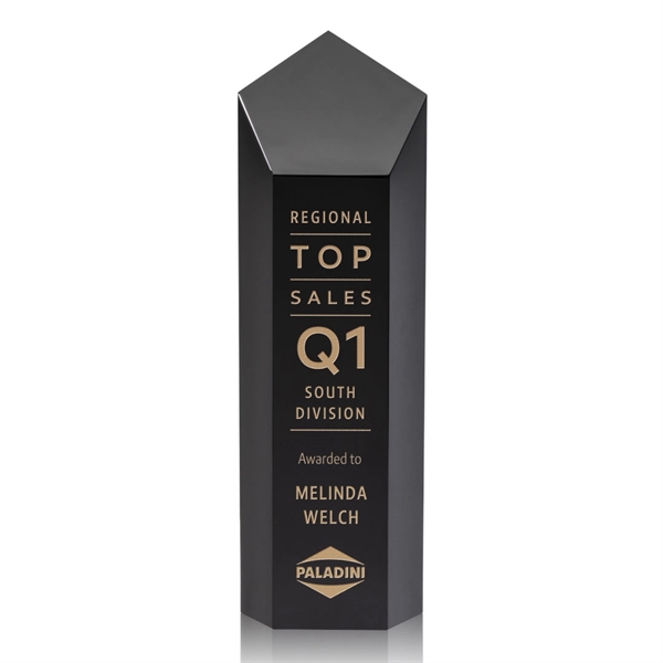 The Jolanda Award is a solid Optical Crystal pentagon tower with... from ASI 84592 St Regis Group / St Regis