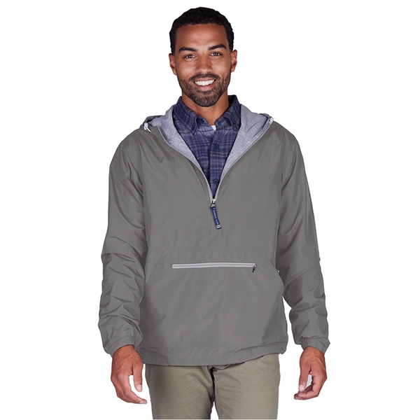 Men's Chatham Softex™ polyester anorak with quarter zipper.... from ASI 44620 Charles River Apparel