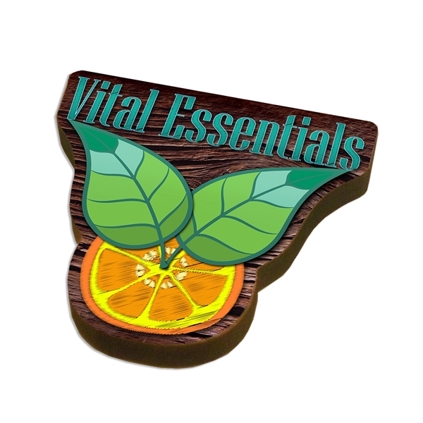 Wooden magnet with ultra vivid graphics.... from ASI 72521 Morris Magnets / Laser Cuts