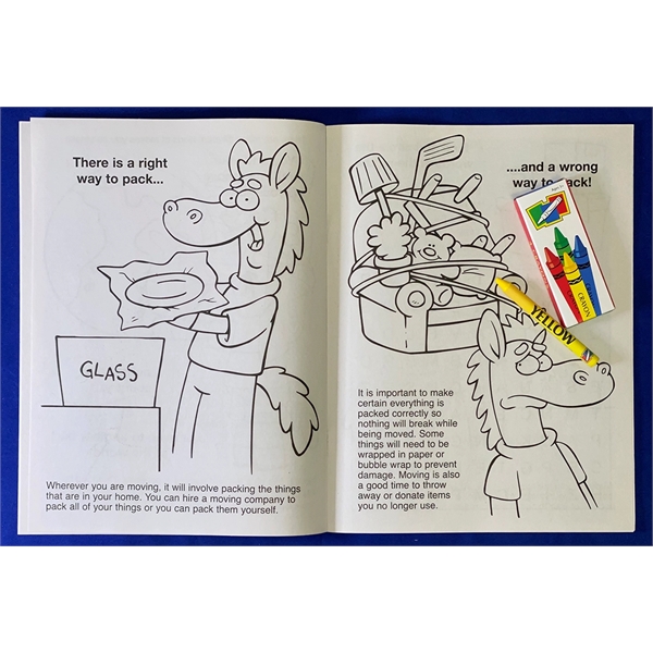 When I Move coloring and activity book fun pack.... from ASI 45815 Coloring Book Solutions / Coloring Book Solutions™