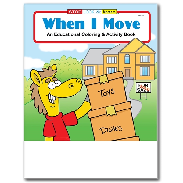 When I Move coloring and activity book.... from ASI 45815 Coloring Book Solutions / Coloring Book Solutions™
