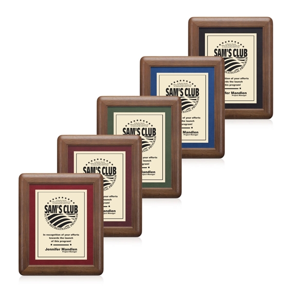 The genuine walnut frame of the Fittleton wood frame is classically... from ASI 84592 St Regis Group / St Regis