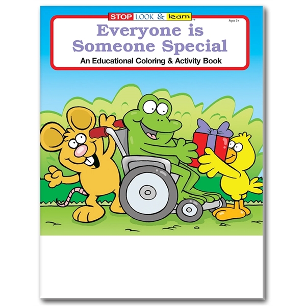 Everyone is Someone Special educational coloring and activity book fun pack.... from ASI 45815 Coloring Book Solutions / Coloring Book Solutions™