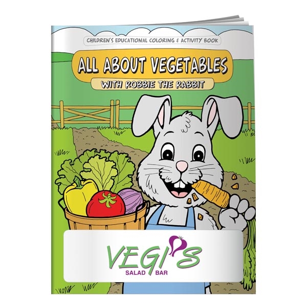 8 x 10 1/2 16-page All About Vegetables coloring and activity... from ASI 40480 Koozie Group / Norwood