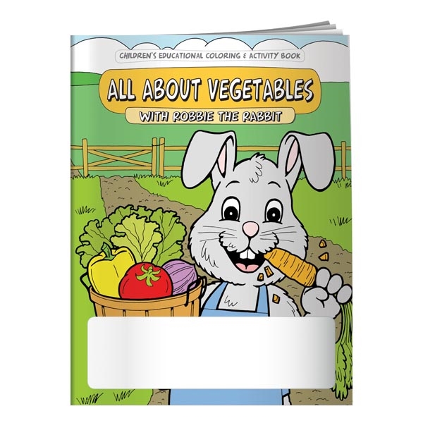 8 x 10 1/2 16-page All About Vegetables coloring and activity... from ASI 40480 Koozie Group / Norwood
