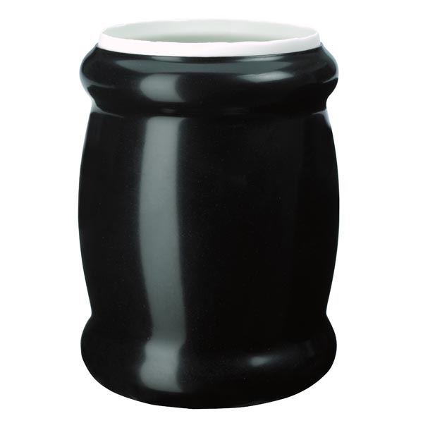 Metallic-looking vinyl beverage sleeve with dual-layer insulation.... from ASI 40480 Koozie Group / Norwood