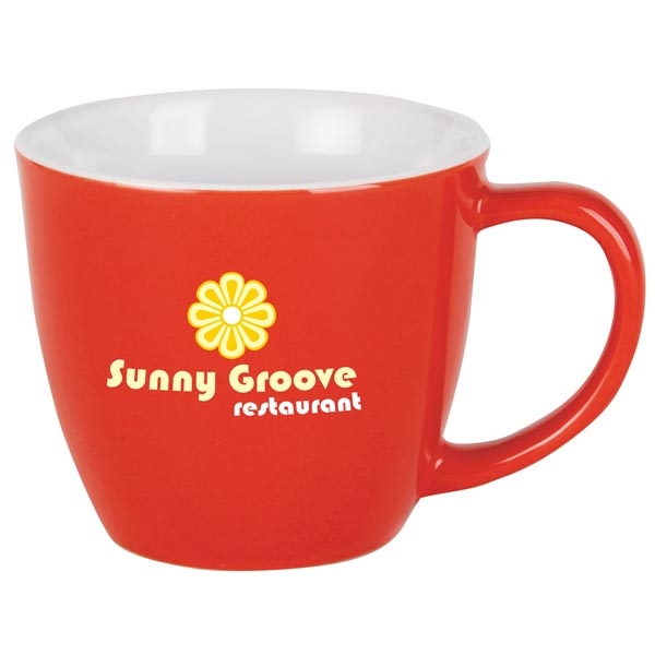 Mug with color exterior and white interior, 13 oz.... from ASI 40480 Koozie Group / Norwood