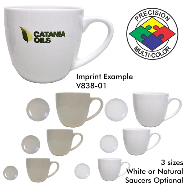 Bistro Cappuccino Mug. Available in 9oz, 12oz, and 16oz.... from ASI 80093 Pyrographics / Pyrographics Line