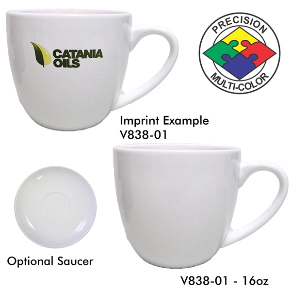 Bistro Cappuccino Mug. Available in 9oz, 12oz, and 16oz.... from ASI 80093 Pyrographics / Pyrographics Line